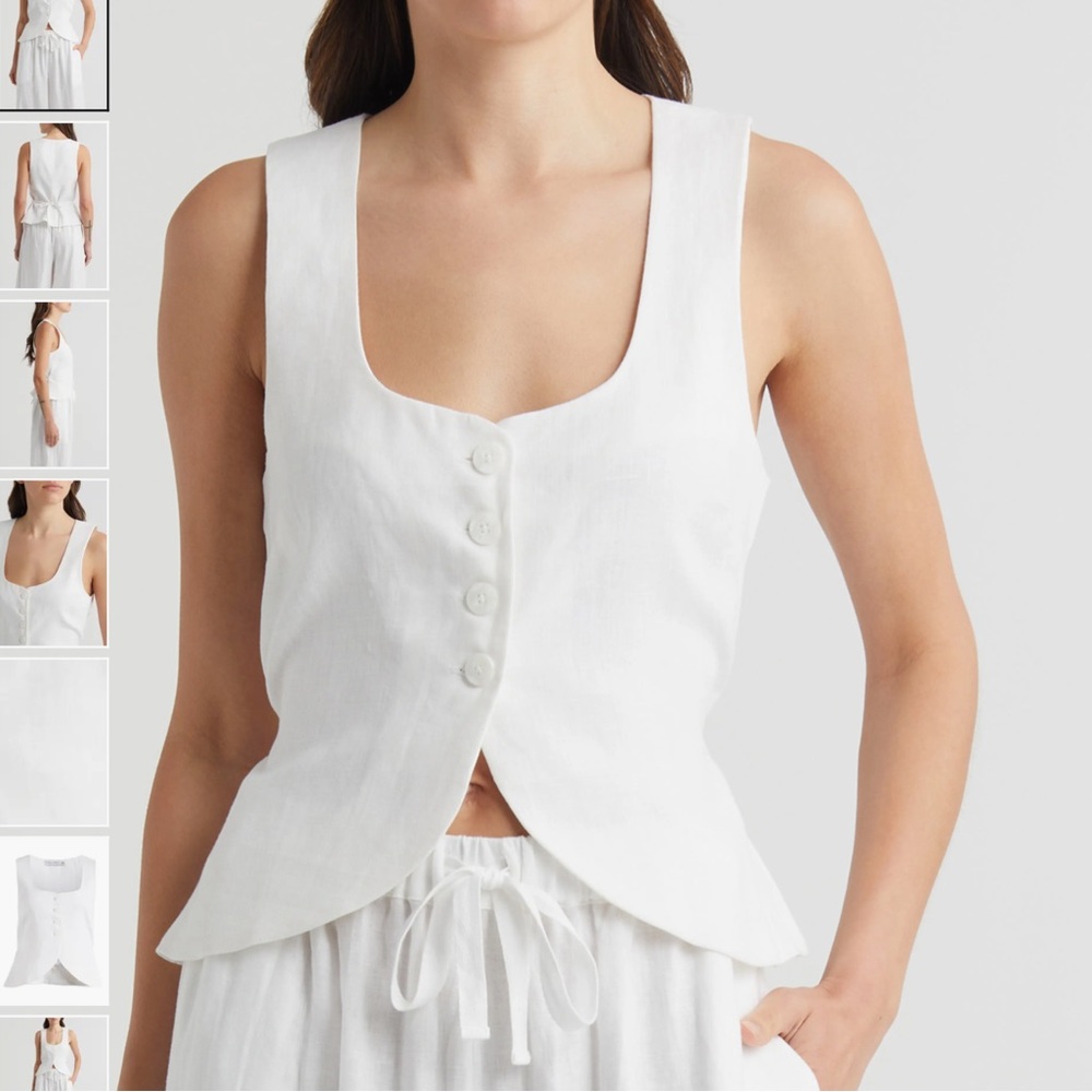 Faithfull the Brand Stanze Linen Vest